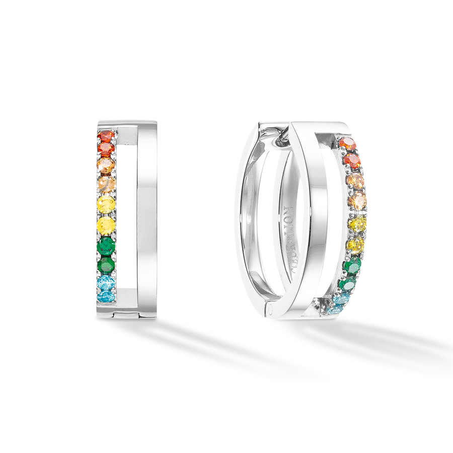 Eternal Unity Hoops silver-multicolour