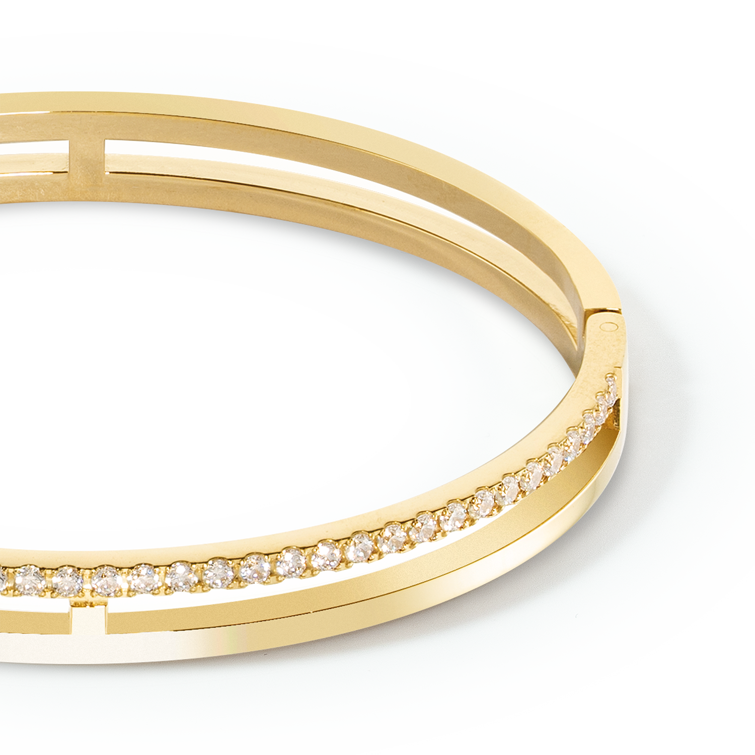 Eternal Unity Bangle gold-crystal