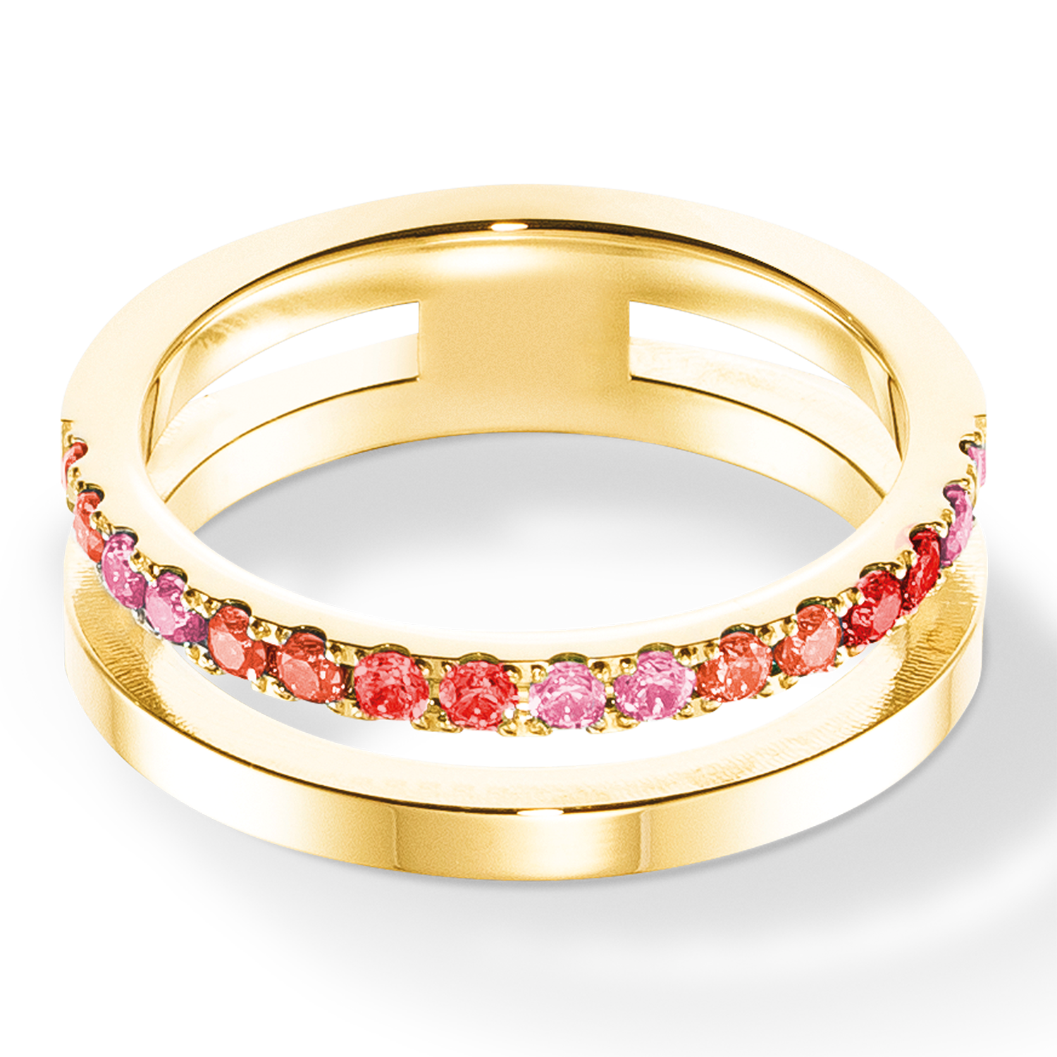 Eternal Unity Ring gold-red