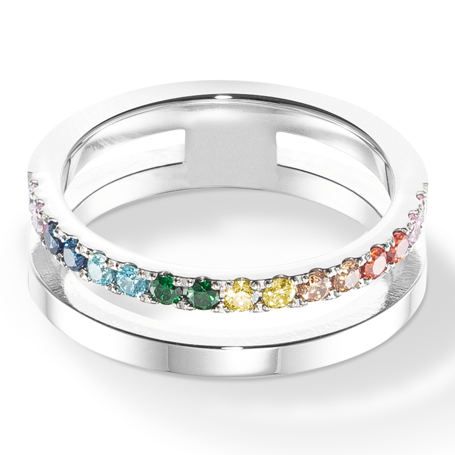 Eternal Unity Ring silver-multicolour