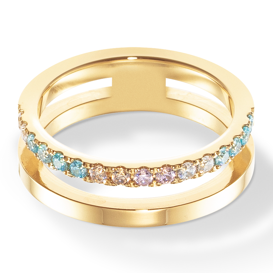 Eternal Unity Ring gold-multicolour pastel