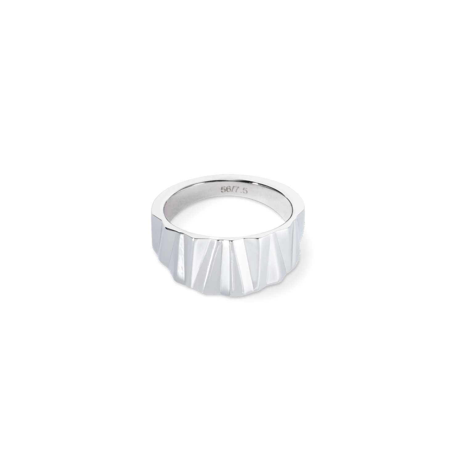 Ring Classic Wave Silber