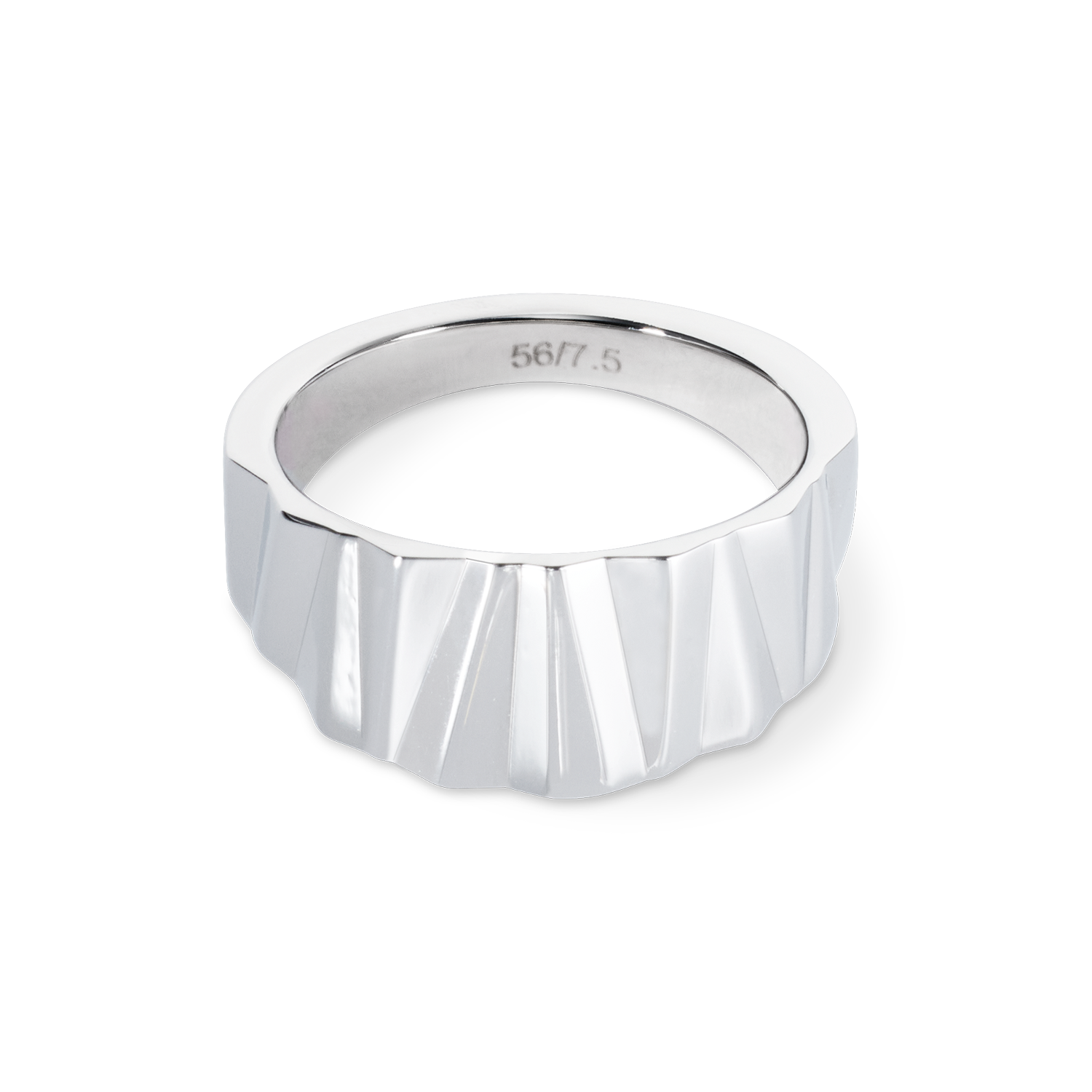 Ring Classic Wave Silber