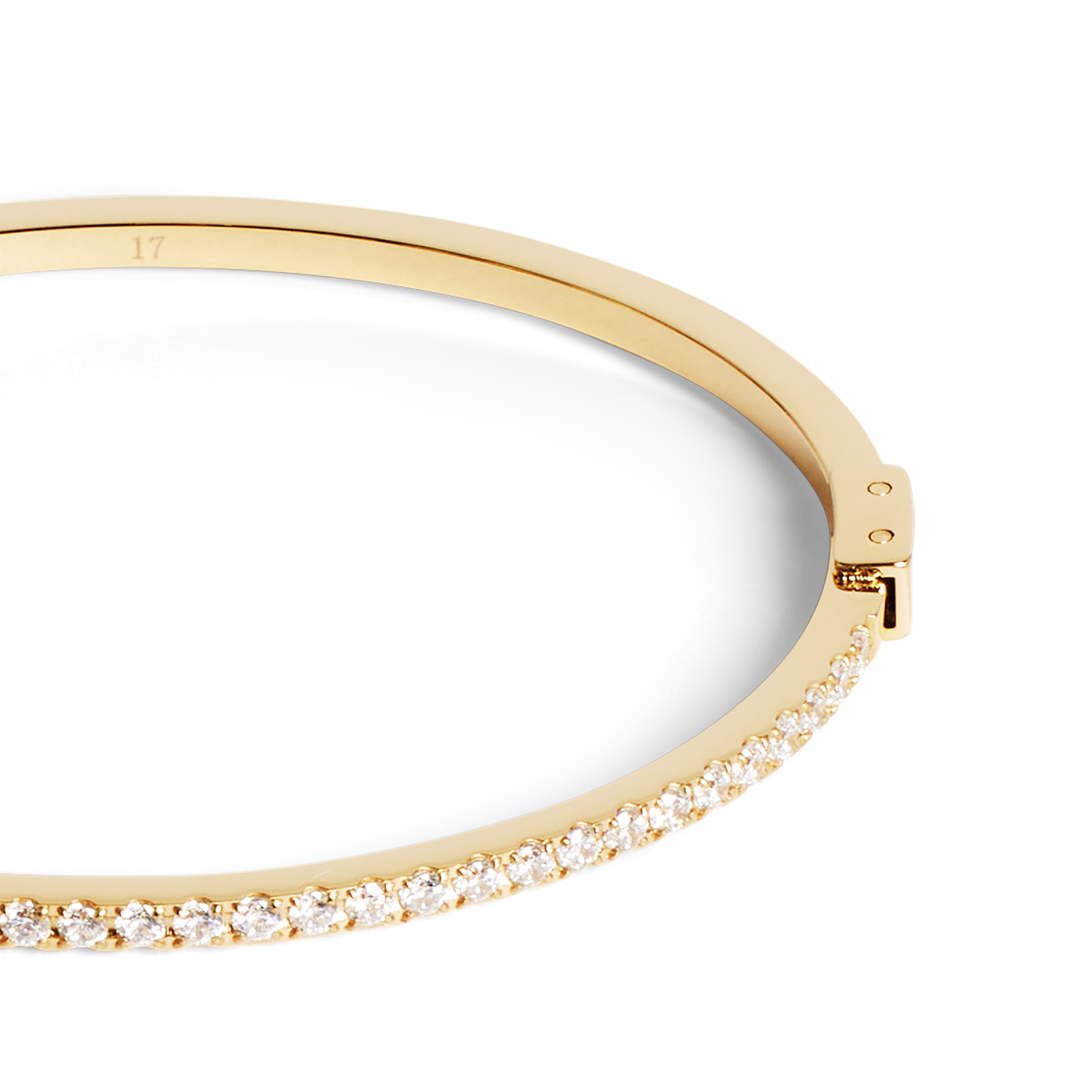 Eternal Love bangle gold-crystal