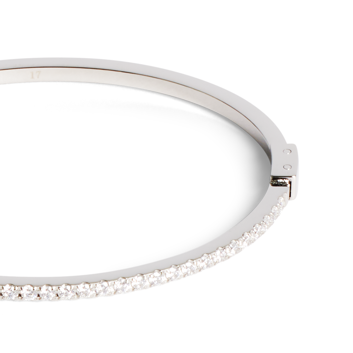 Eternal Love bangle silver-crystal