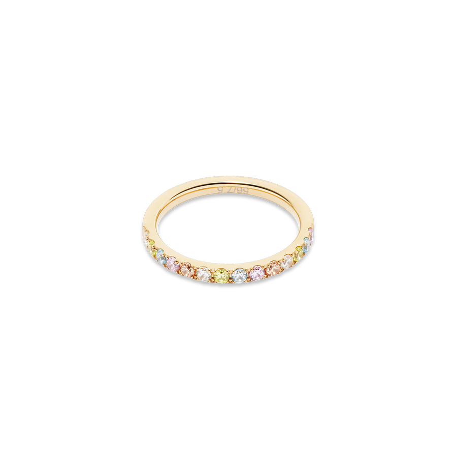 Eternal Love ring gold-multicolour pastel