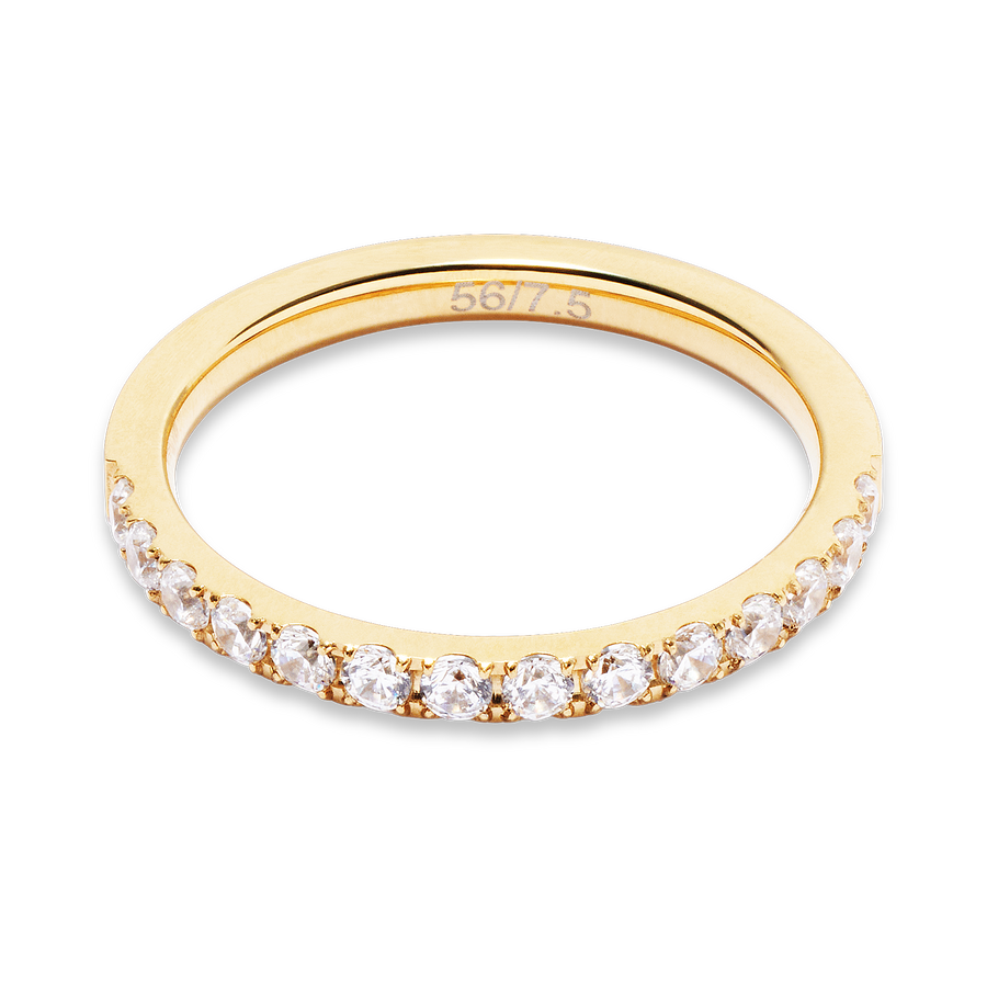 Eternal Love ring gold-crystal