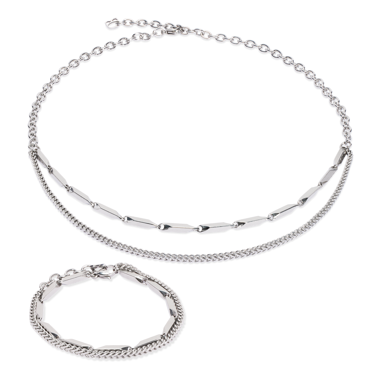 Bracelet Twisted Layers silver