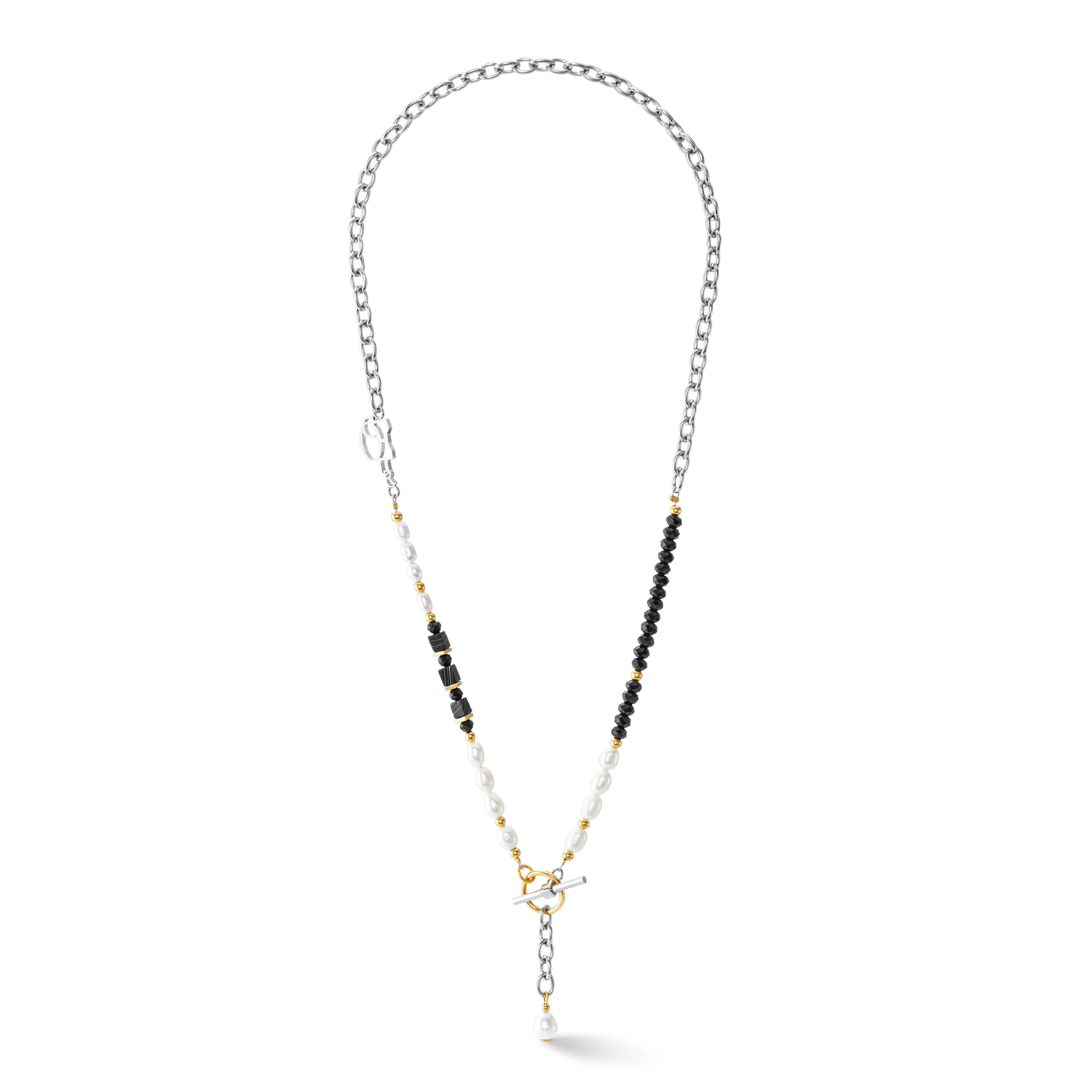 Art Deco Elegance necklace bicolour