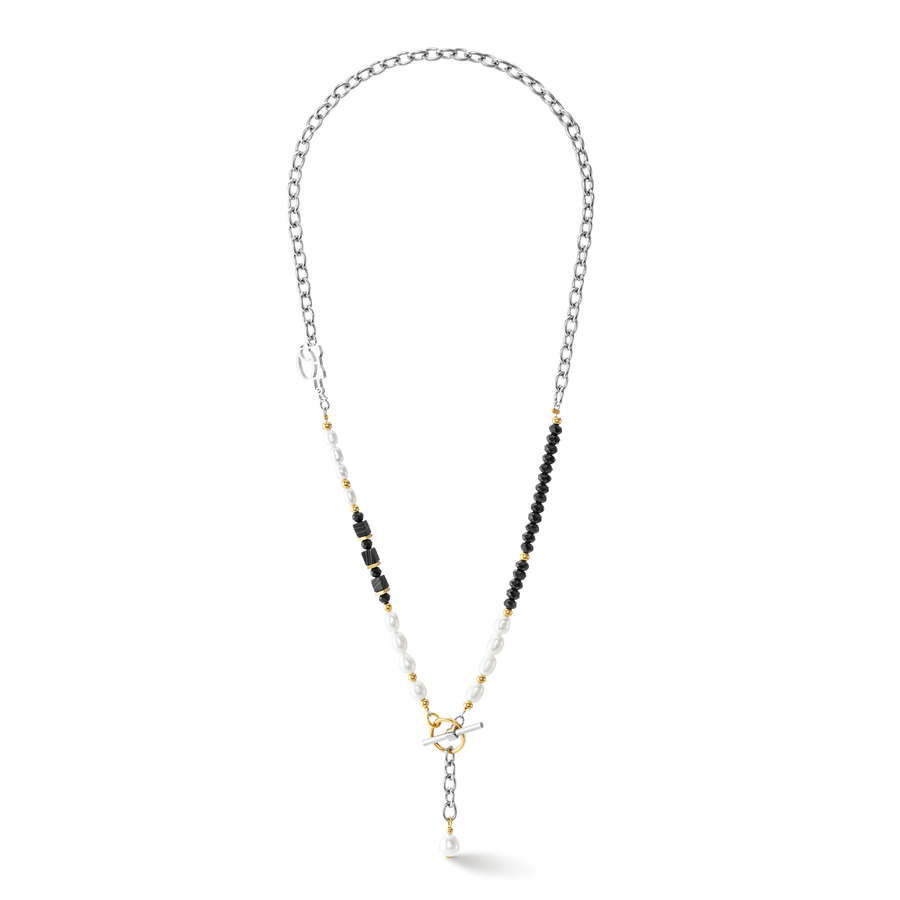 Art Deco Elegance necklace bicolour