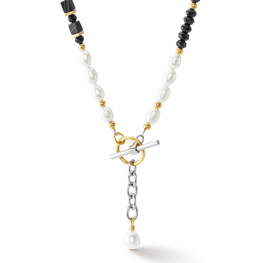 Art Deco Elegance necklace bicolour