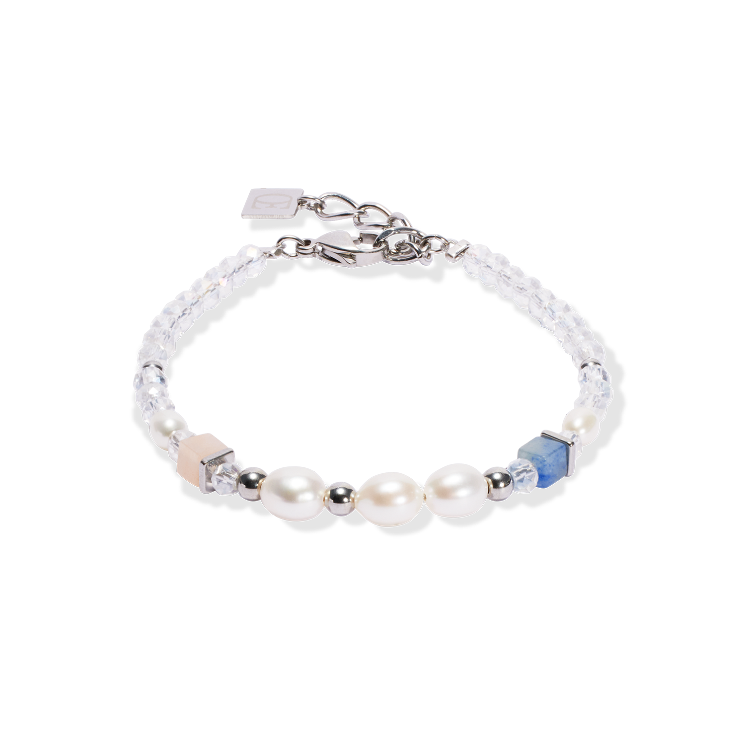 Bracelet Cosmic Pearls soft silver