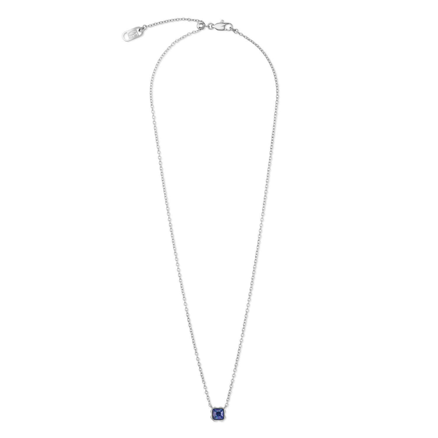 Birthstone September Necklace Lapis Lazuli Silver
