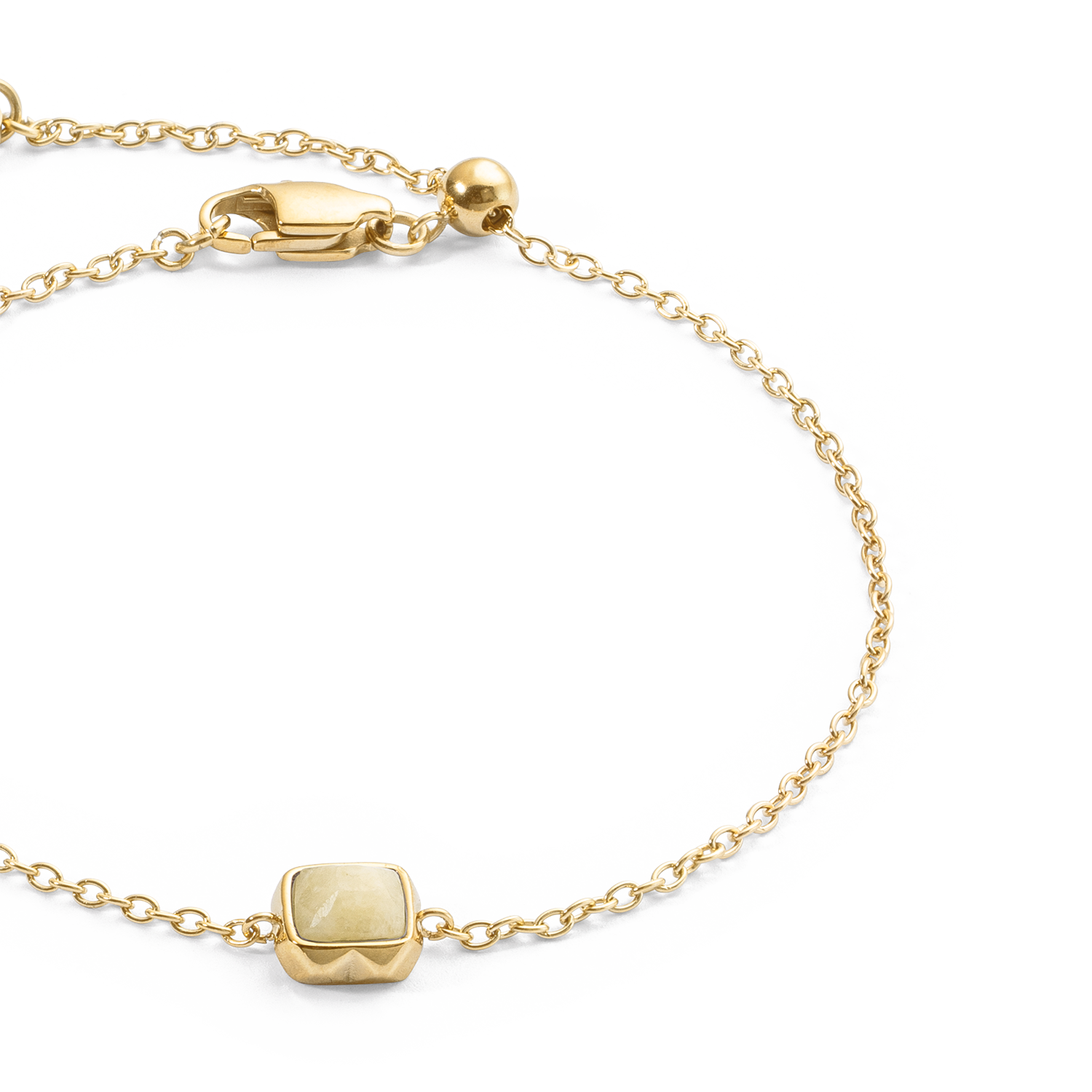 Birthstone November Bracelet Citrine Gold