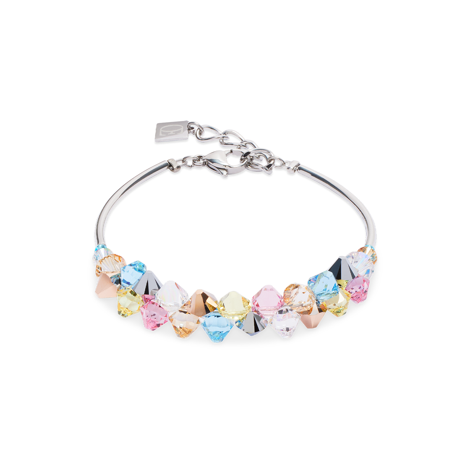 Bracelet Dancing Crystals silver-pastel