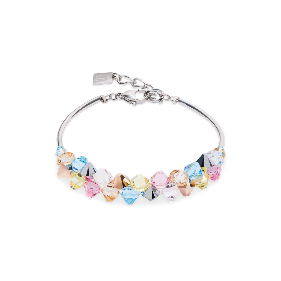 Bracelet Dancing Crystals silver-pastel