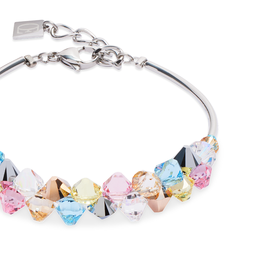 Bracelet Dancing Crystals silver-pastel