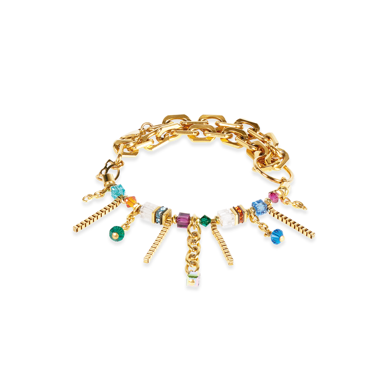 Bracelet Sunray Cube Couture gold-multicolour