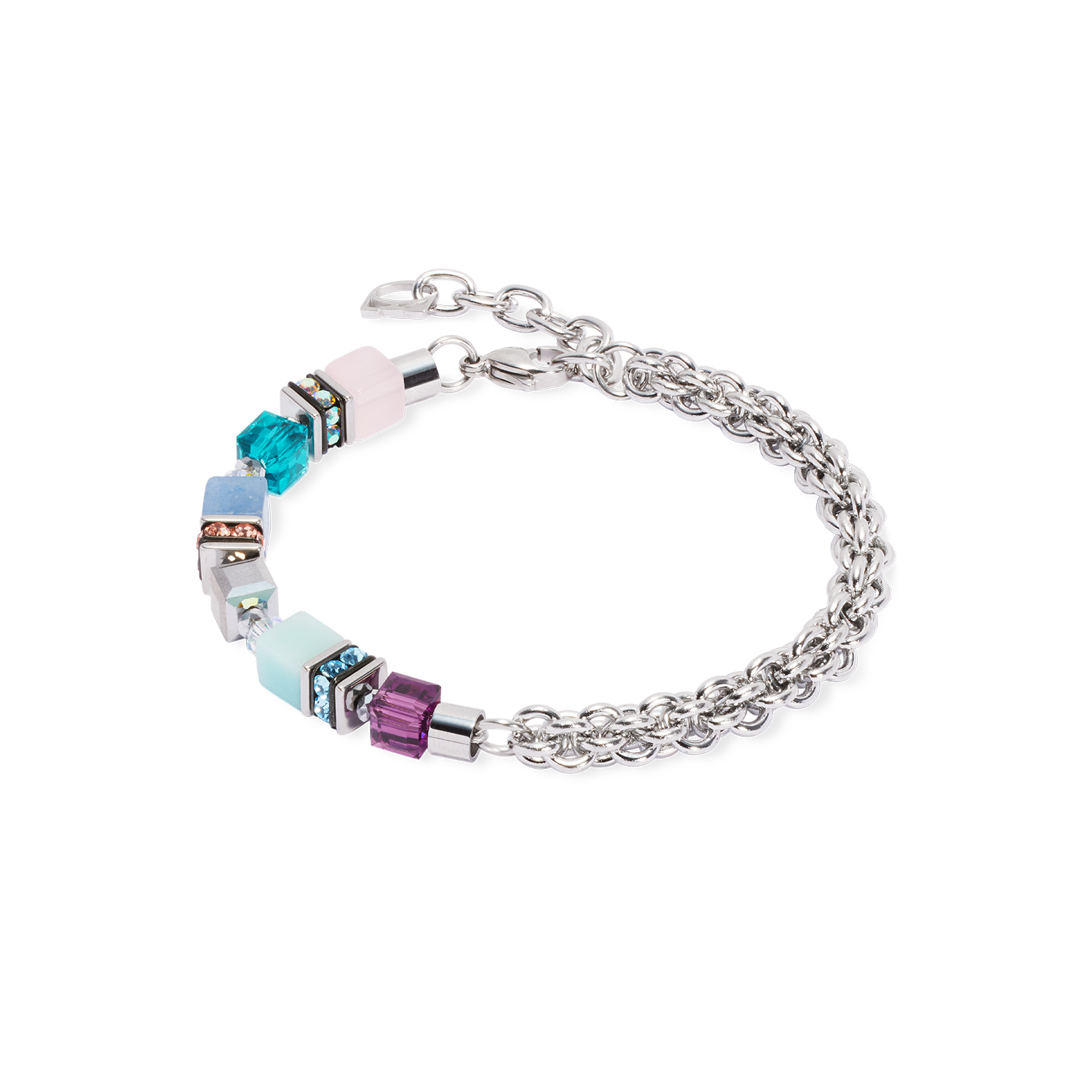 GeoCUBE® Fusion Summer bracelet silver-couture