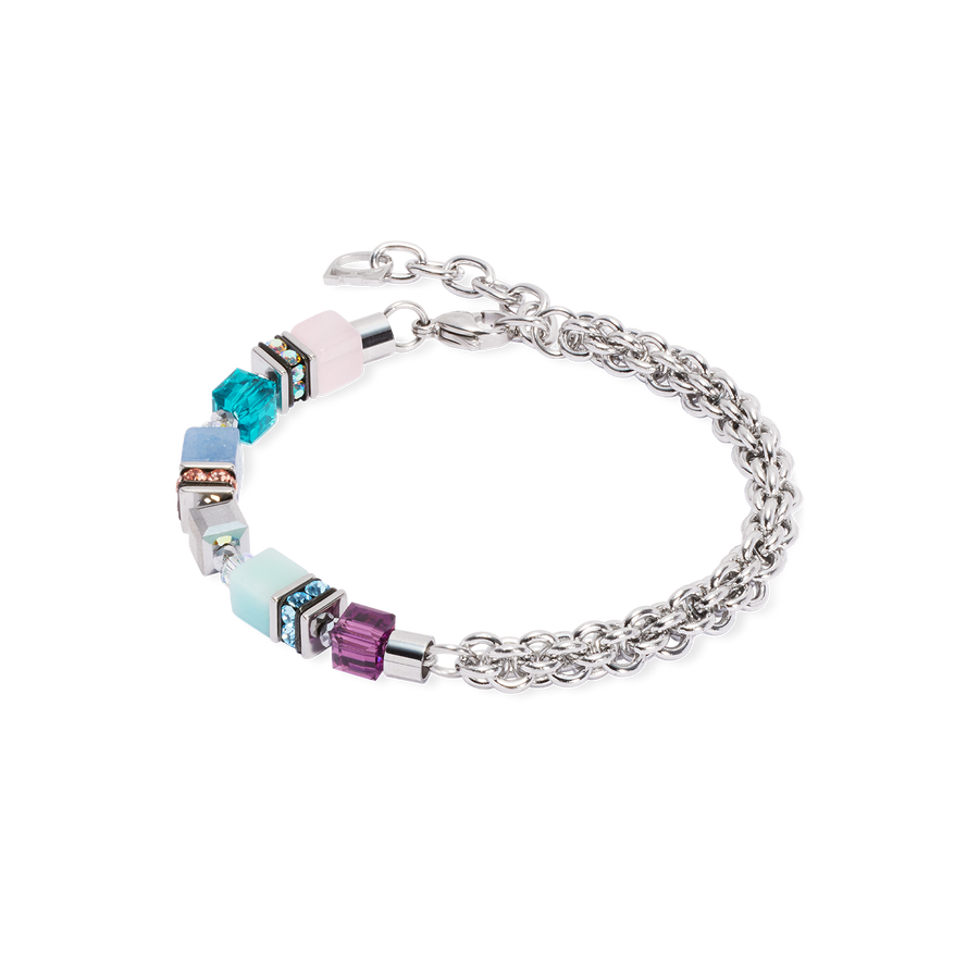 GeoCUBE® Fusion Summer bracelet silver-couture