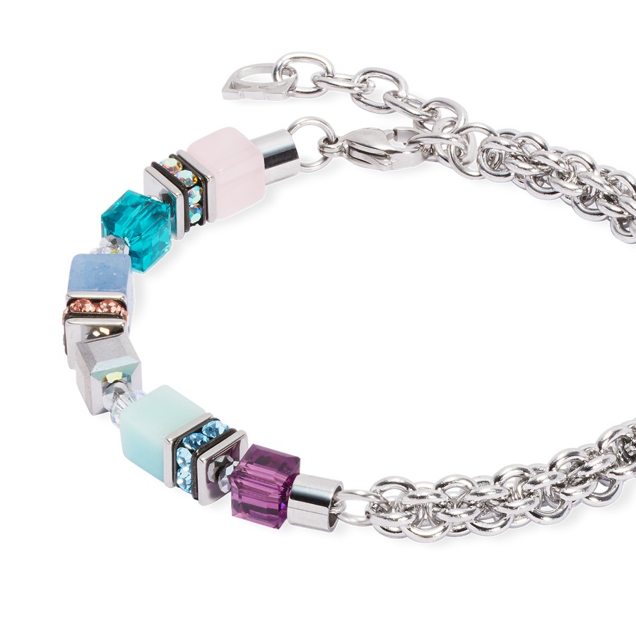 GeoCUBE® Fusion Summer bracelet silver-couture