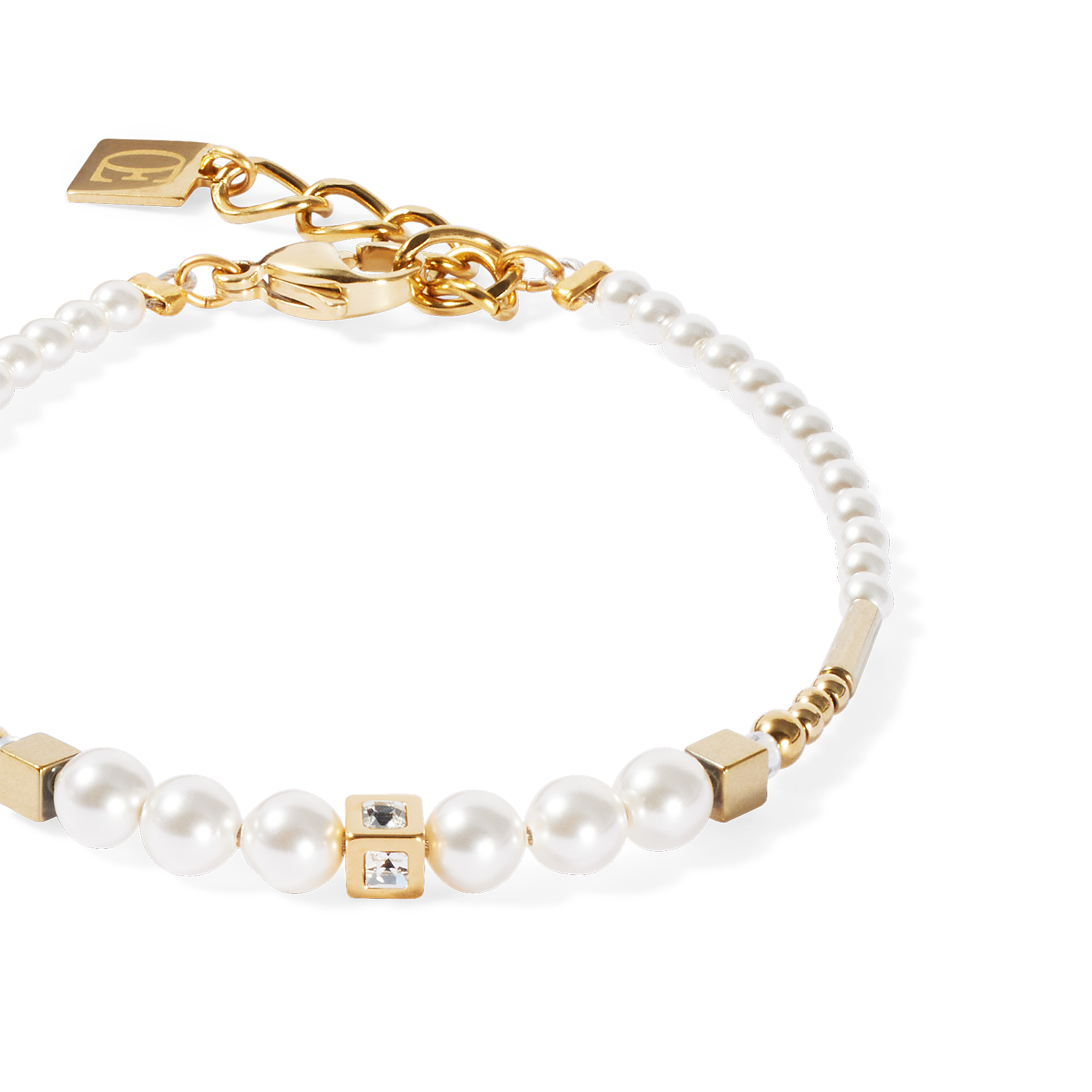 Bracelet Shimmering Princess Pearls gold-white