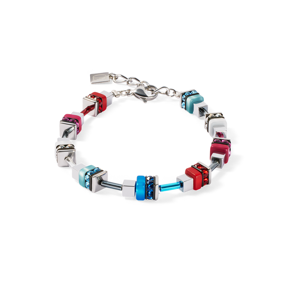 Bracelet Modern Future Cube blue-red