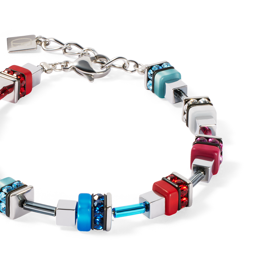 Bracelet Modern Future Cube blue-red