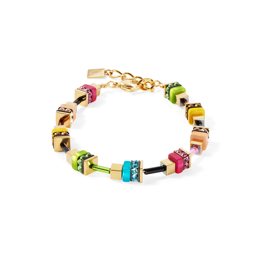 Bracelet Boho Sunset Cube rainbow