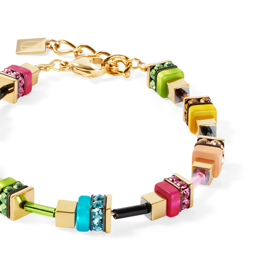 Bracelet Boho Sunset Cube rainbow