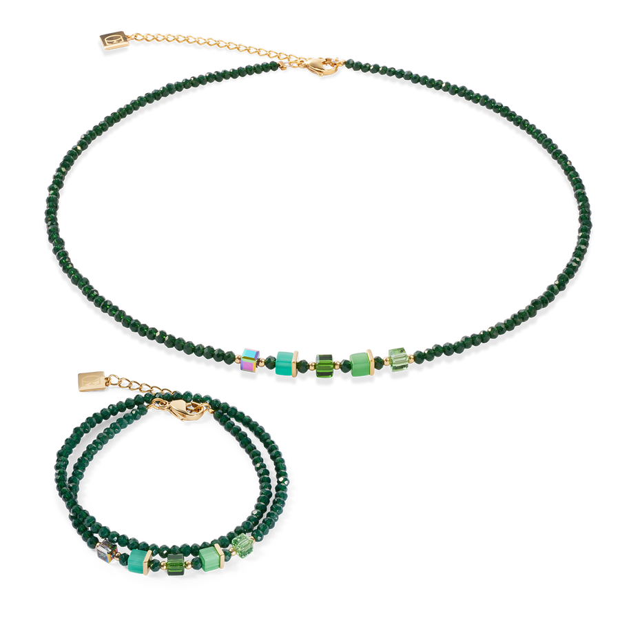 Joyful Colours Update Necklace gold-green