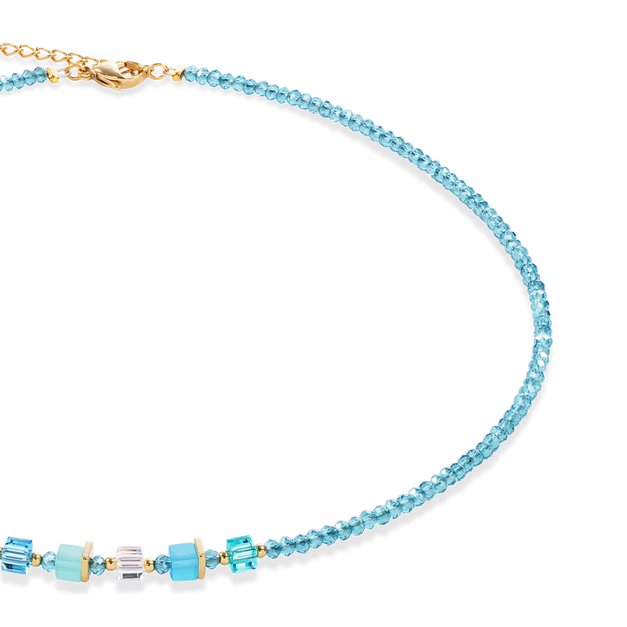 Joyful Colours Update Necklace gold-turquoise