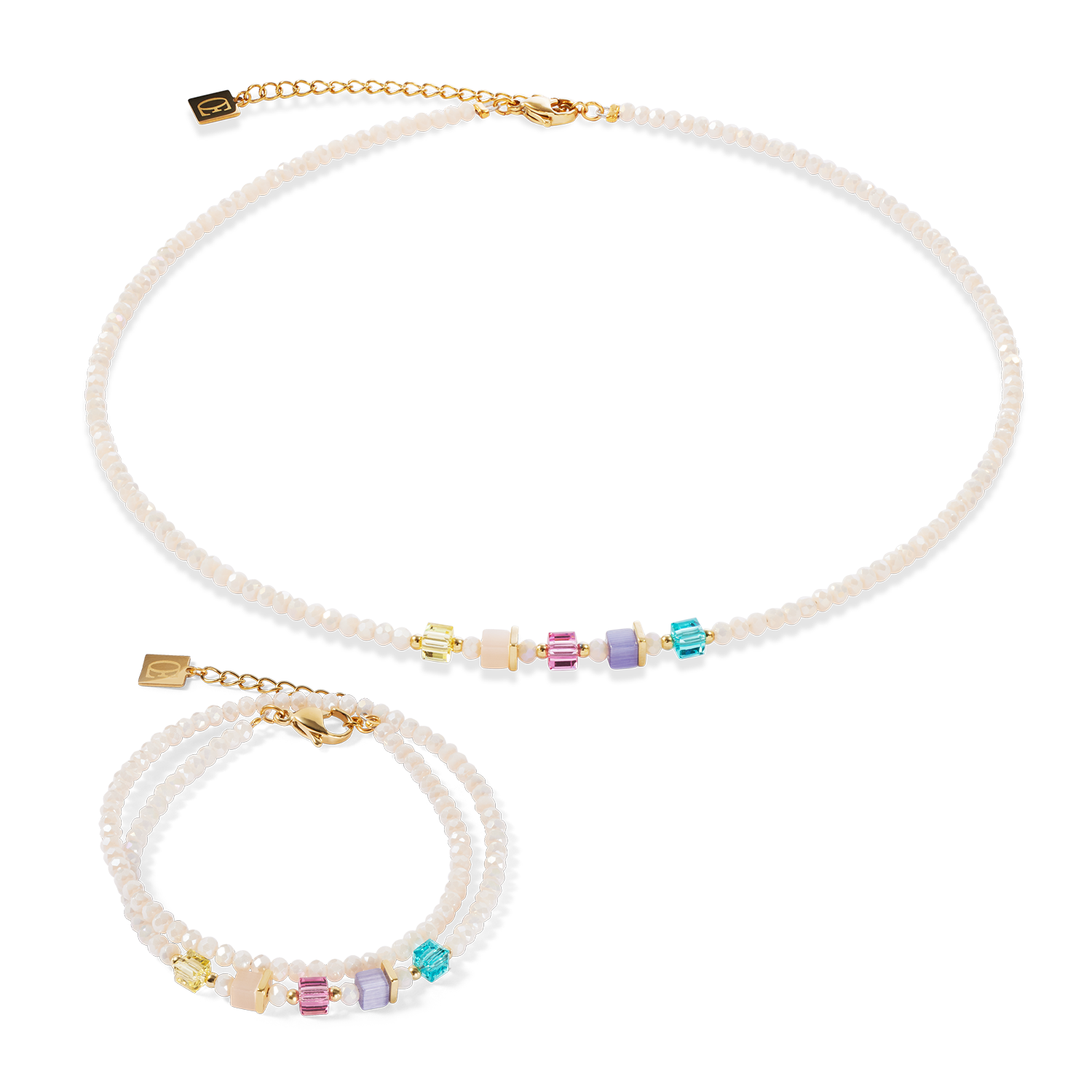 Joyful Colours Update Necklace gold-multicolour