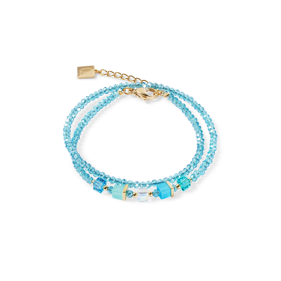 Joyful Colours Update Bracelet gold-turquoise