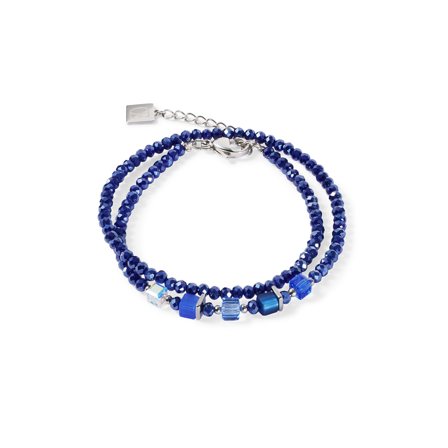 Joyful Colours Update Bracelet silver-blue