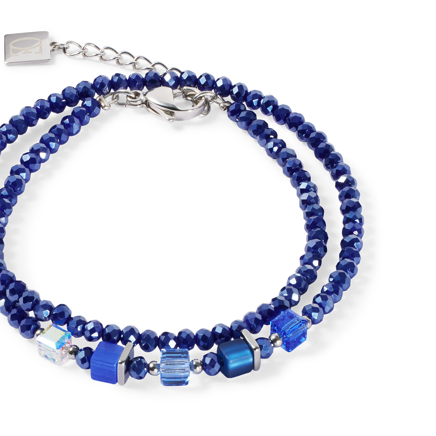 Joyful Colours Update Bracelet silver-blue