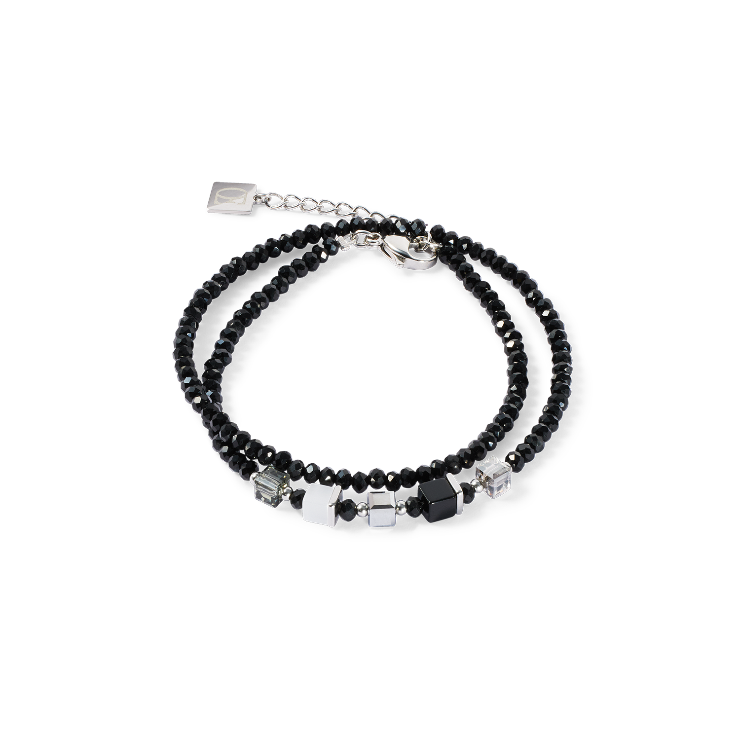 Joyful Colours Update Bracelet silver-black