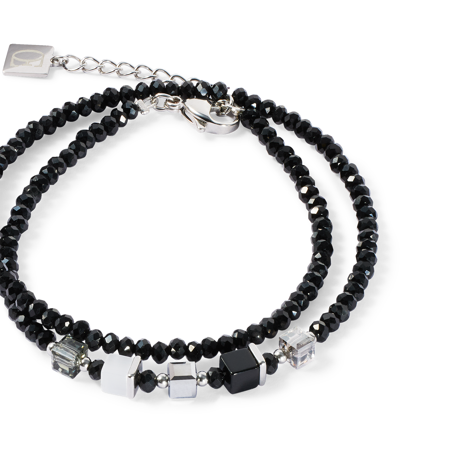 Joyful Colours Update Bracelet silver-black