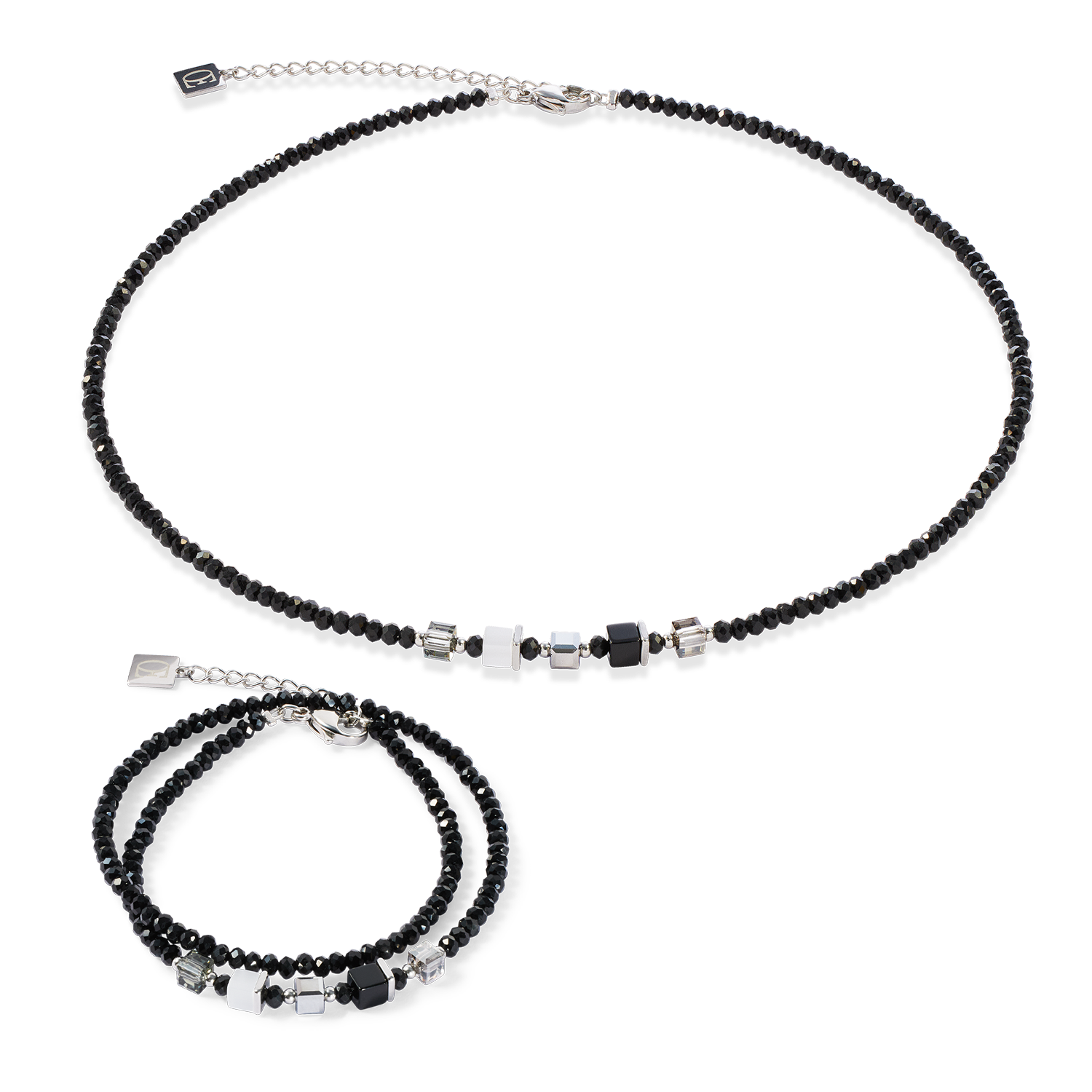 Joyful Colours Update Bracelet silver-black