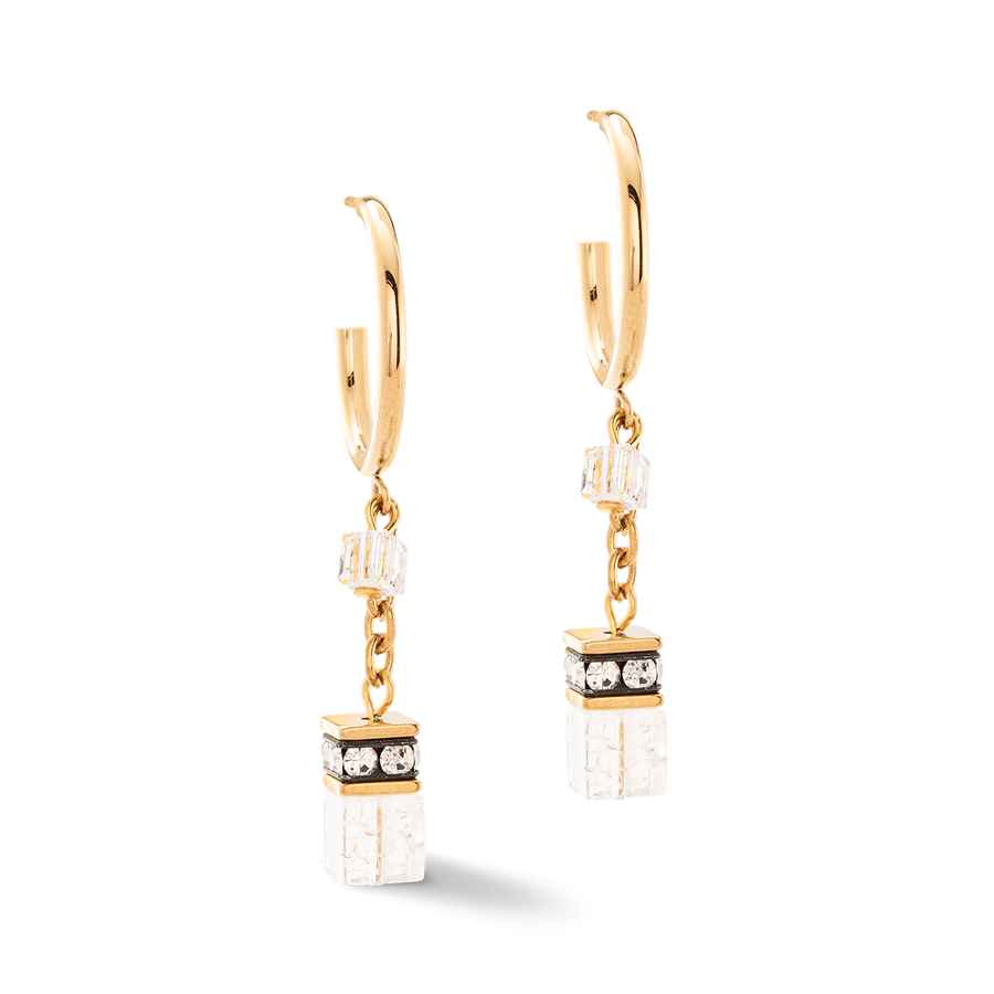 GeoCUBE® Festive Layer hoops gold-white