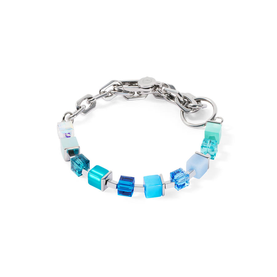 Bracelet Cube Fusion Charm Silver-Ocean