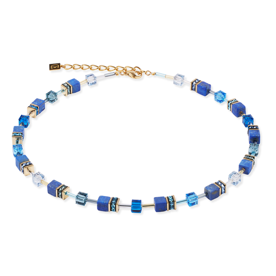 GeoCUBE® Iconic Precious necklace blue