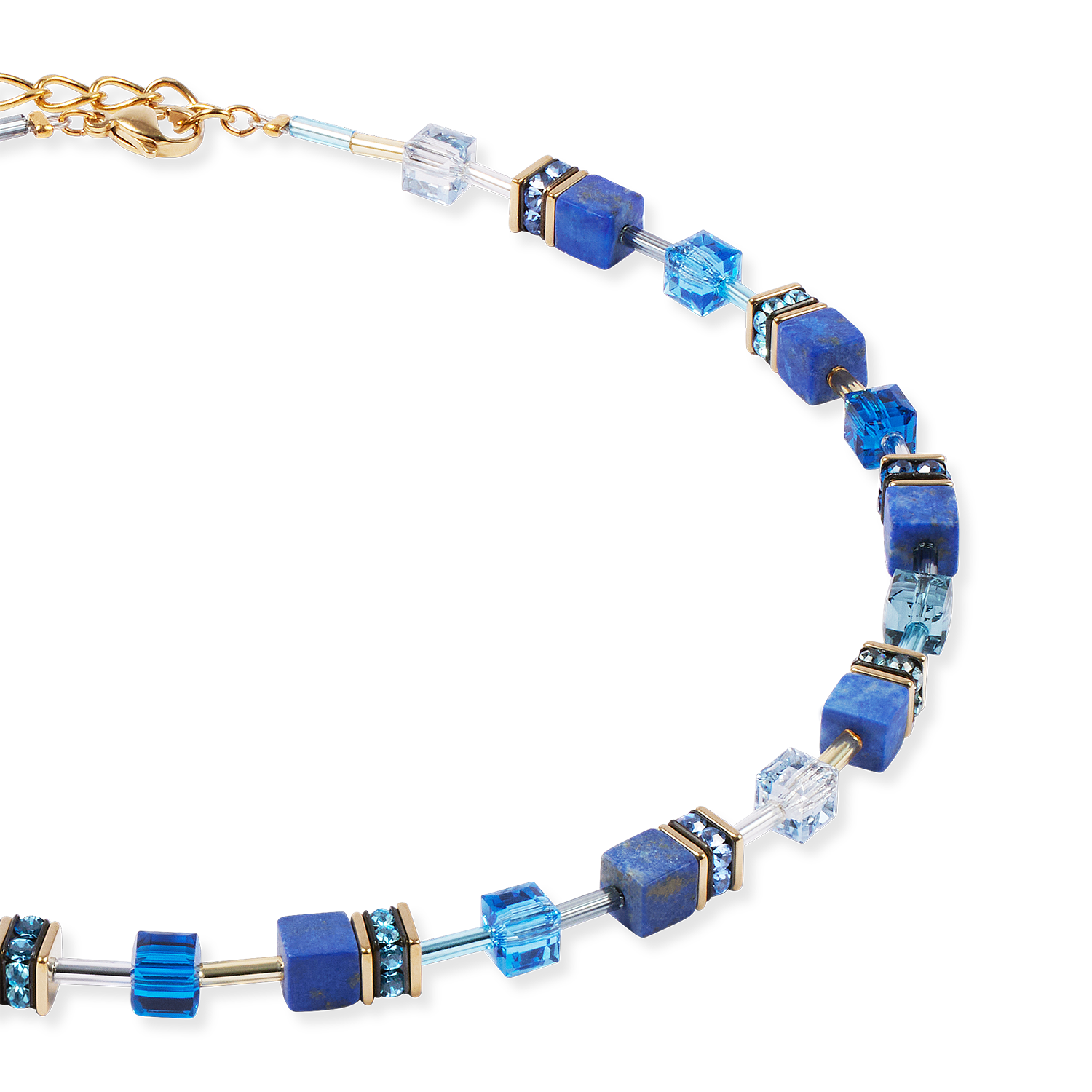 GeoCUBE® Iconic Precious necklace blue