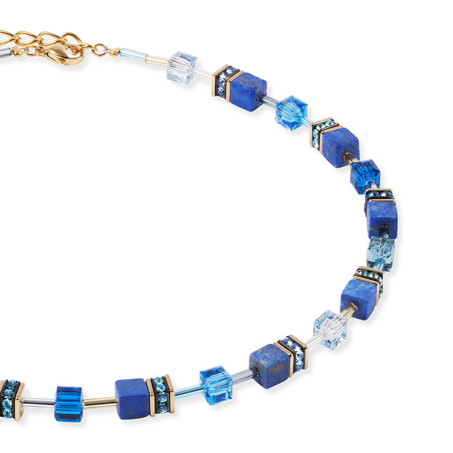 GeoCUBE® Iconic Precious necklace blue