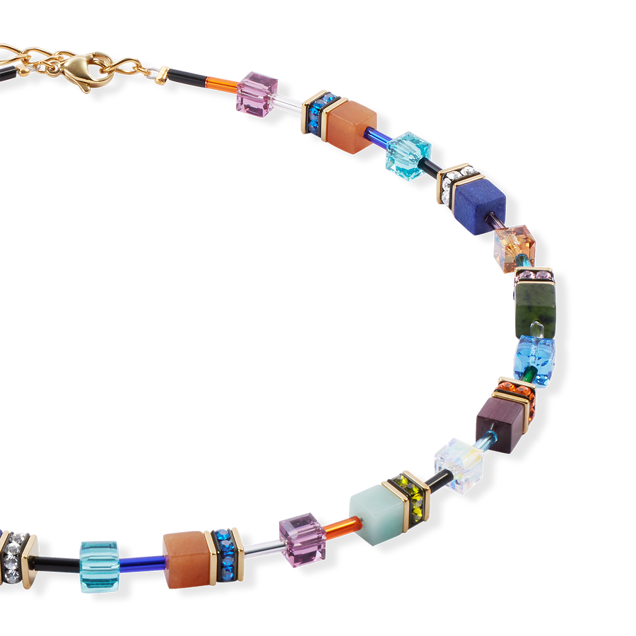 GeoCUBE® Iconic Precious necklace multicolour motion