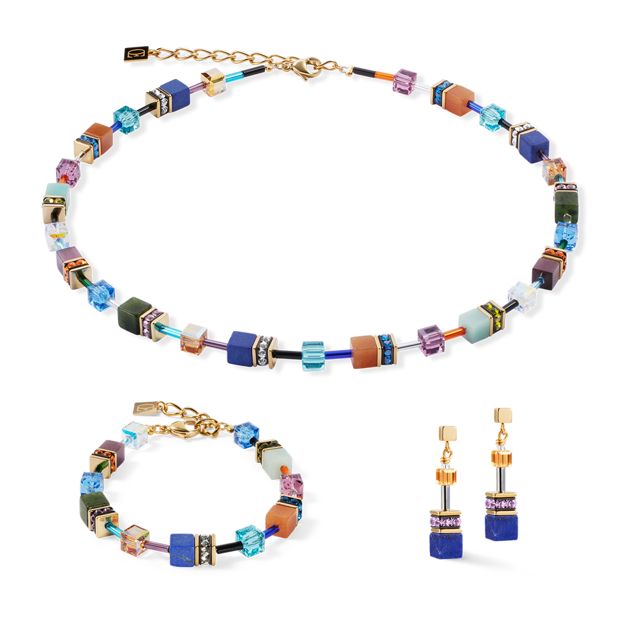 GeoCUBE® Iconic Precious necklace multicolour motion