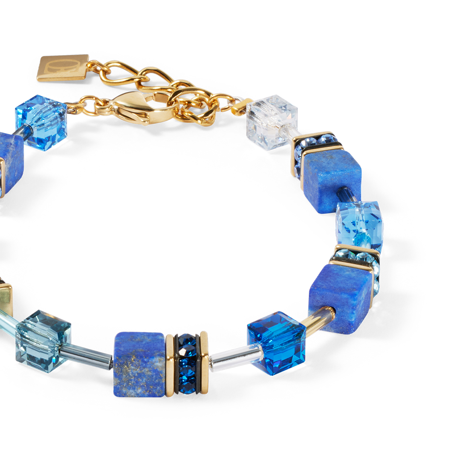 GeoCUBE® Iconic Precious bracelet blue