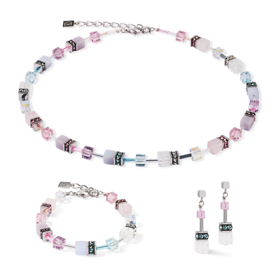 GeoCUBE® Iconic Precious bracelet pink-lilac