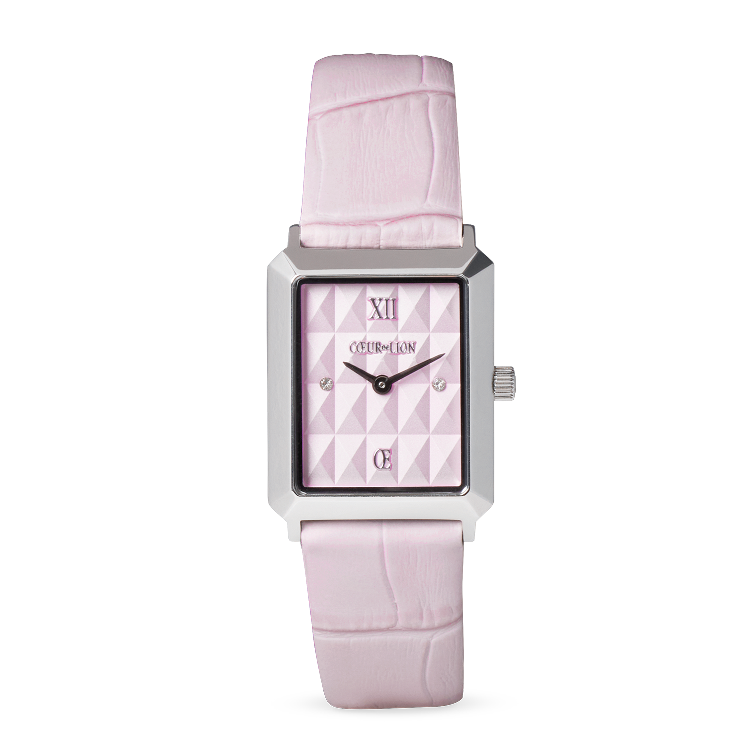 Watch Iconic Spikes Rosé Silver & GeoCUBE® Iconic Precious bracelet pink-lilac