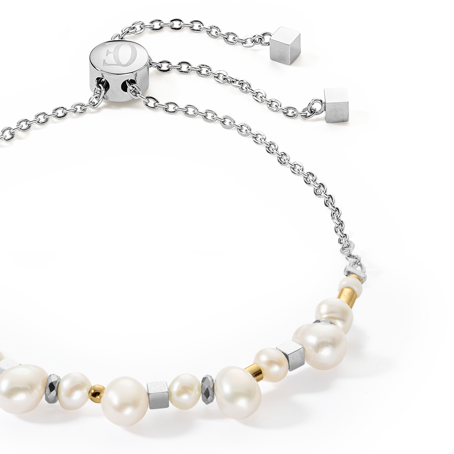 Dancing Freshwater Pearls Bracelet Bicolor